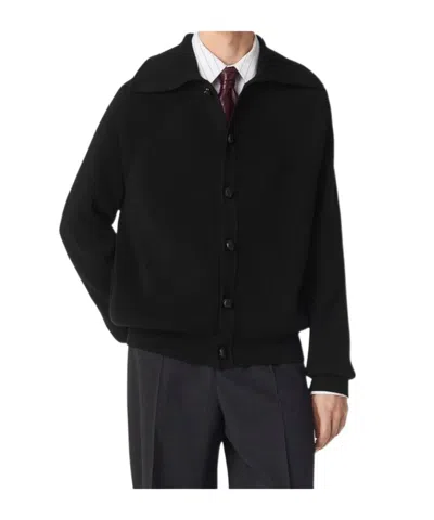 Bottega Veneta Long-sleeved Sweater In Black