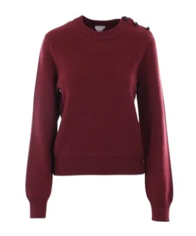 Bottega Veneta Long-sleeved Sweater In Brown