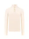 Bottega Veneta Long-sleeved Sweater In White