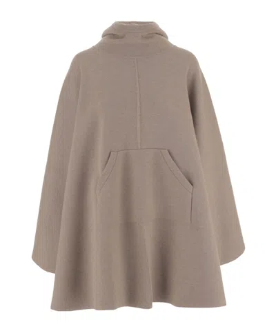 Bottega Veneta Long-sleeved Sweatshirt Jacket In Gray