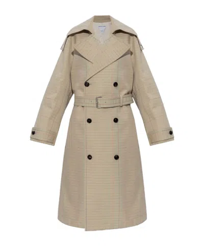 Bottega Veneta Long-sleeved Windbreaker In Nude