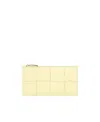 Bottega Veneta Long Zipper Card Bag In Nude