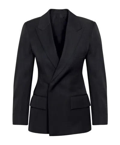Bottega Veneta Long-sleeve Blazer In Black
