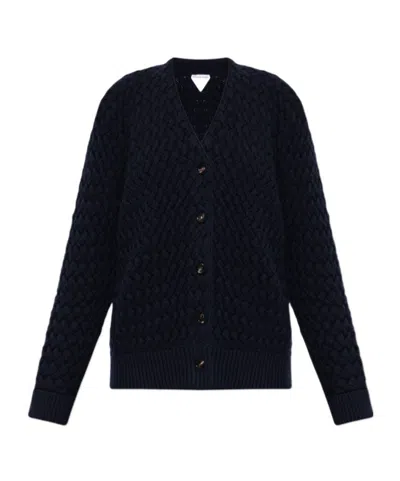 Bottega Veneta Long-sleeve Cardigan In Blue