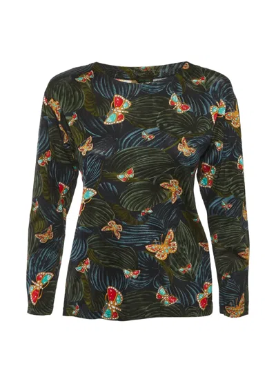 Pre-owned Bottega Veneta Long-sleeve T-shirt In Green
