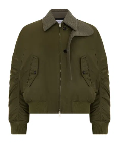 Bottega Veneta Long-sleeved Casual Jacket In Green