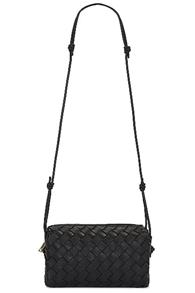 Bottega Veneta Black Leather Small Loop Camera Bag
