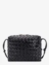 Bottega Veneta Woman Loop Woman Black Shoulder Bags