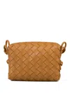 Bottega Veneta Loop Camera Mini Crossbody Bag In Orange