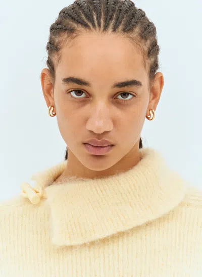 BOTTEGA VENETA LOOP EARRINGS