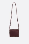 Bottega Veneta "loop Mini Camera Bag" Crossbody Bag In Burgundy