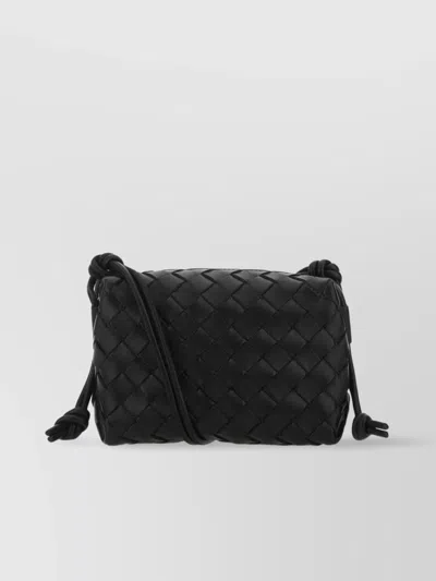 Bottega Veneta Loop Shoulder Bag In Black
