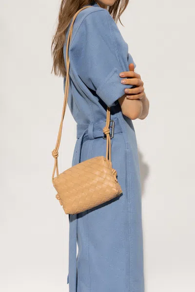 Bottega Veneta ‘loop Mini' Shoulder Bag In Beige
