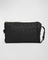 Bottega Veneta Loop Shoulder Bag In Black Gold