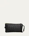Bottega Veneta Loop Shoulder Bag In Black Gold