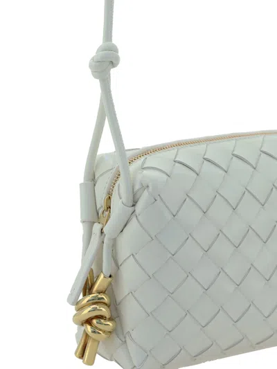 Bottega Veneta Loop Shoulder Bag In White