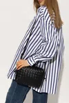 Bottega Veneta Women Loop Shoulder Bag In Black