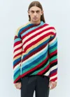 Bottega Veneta Multicolor Striped Sweater In Multicolour