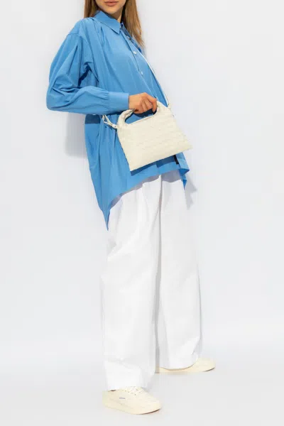 Bottega Veneta Loose-fitting Shirt In Blue
