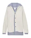 Bottega Veneta Lose-fit Double Layer Shirt In White