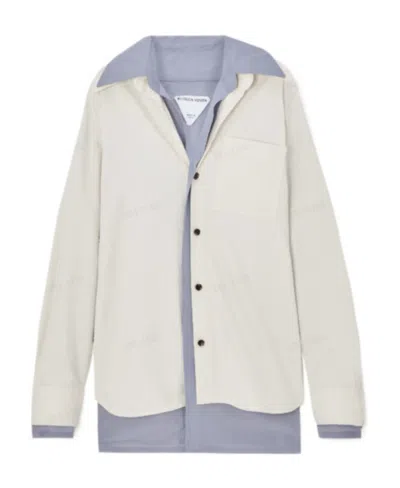Bottega Veneta Lose-fit Double Layer Shirt In White