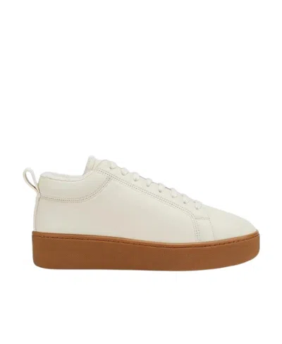 Bottega Veneta Low-top Lace-up Trainers In Brown