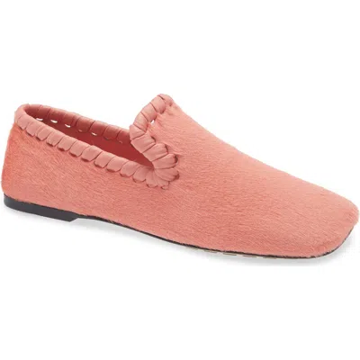 Bottega Veneta Lucy Genuine Calf Hair Loafer In Animal Print