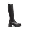 Bottega Veneta Lug 70mm Knee-length Boots In Black
