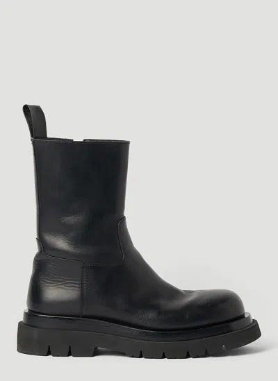Bottega Veneta Lug Boots In Black