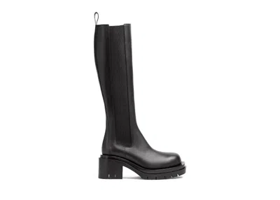 Pre-owned Bottega Veneta Lug High Boots (women's) Sneakers In Black