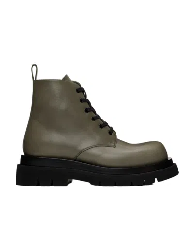 BOTTEGA VENETA LUG LACE-UP ANKLE BOOTS