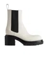 Bottega Veneta The Lug Leather Ankle Boots In Black