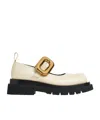 Bottega Veneta Lug Mary Jane Flats In Multicolor