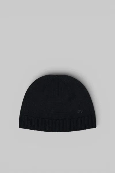 Bottega Veneta Lw Classic Wool Knit Beanie In Black