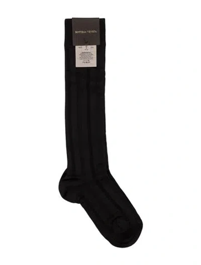 Pre-owned Bottega Veneta Lynia Socks W/tags In Black