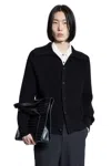 Bottega Veneta Cotton English Rib Cardigan In Black