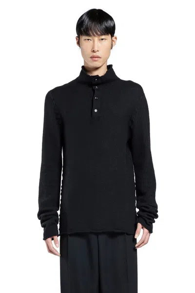 Bottega Veneta Man Black Knitwear