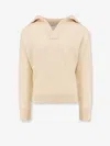 Bottega Veneta Man  Man Beige Knitwear In Cream