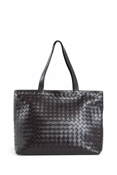 Bottega Veneta Kleine Intrecciato Tote Mit Zip In Brown