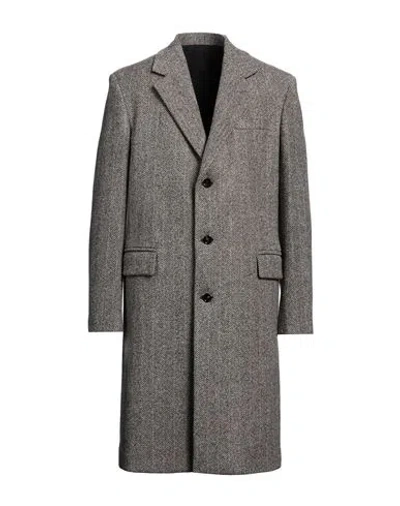 Bottega Veneta Man Coat Grey Size 42 Wool, Elastane, Polyamide In Gray