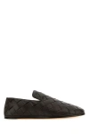 Bottega Veneta Leather Intrecciato Sunday Slippers In Brown