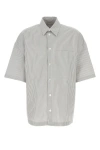 BOTTEGA VENETA BOTTEGA VENETA MAN EMBROIDERED POPLIN SHIRT