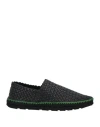 Bottega Veneta Intrecciato Leather Espadrilles In Black