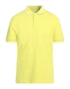 Bottega Veneta Man Polo Shirt Acid Green Size M Cotton In Multi