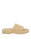Bottega Veneta Beige Padded Sandals In Beige