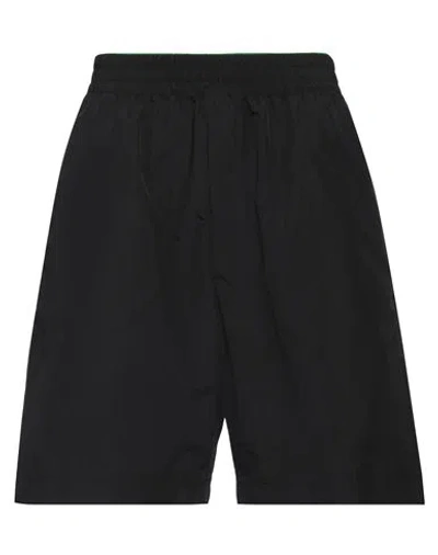 Bottega Veneta Man Shorts & Bermuda Shorts Black Size L Polyester, Polyamide