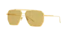 Bottega Veneta Mens Gold 6j000237 Bv1012s Pilot-frame Metal Sunglasses In Brown