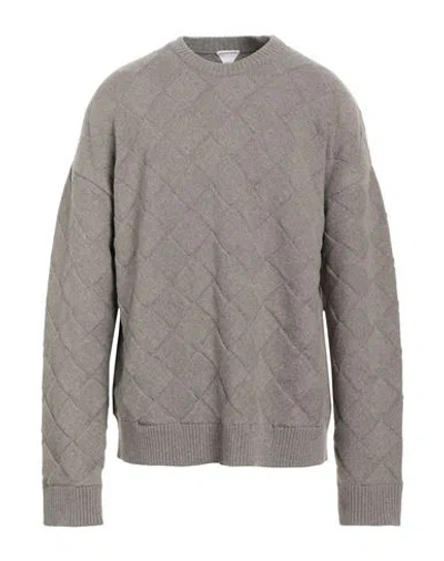 Bottega Veneta Man Sweater Khaki Size Xl Wool, Polyamide, Elastane In Beige