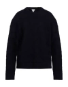Bottega Veneta Intrecciato-patch Cashmere Sweater In Blue