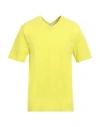 Bottega Veneta Man T-shirt Acid Green Size L Cotton In Yellow